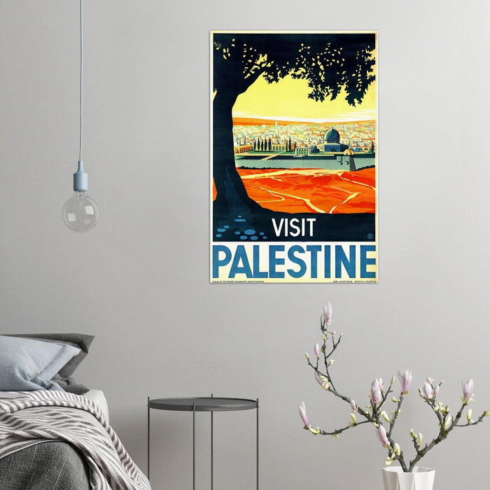 Welcome to Palestine - Vintage Travel Poster