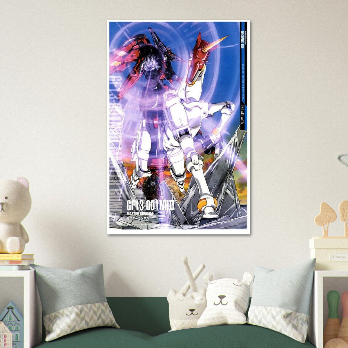 Master Gundam - Gundam Mechanical Poster - Japanese Anime Poster