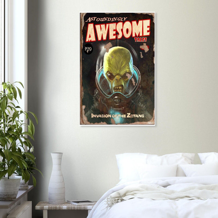 Astoundingly Awesome Tales - Invasion of the Zetans - Fallout 4 Poster