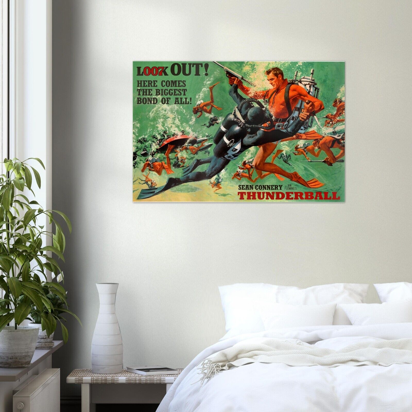 Thunderball - James Bond 007 Movie Poster - Sean Connery