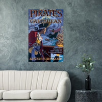 Disney Attraction Poster - Pirates of the Caribbean Disneyland Paris Vintage