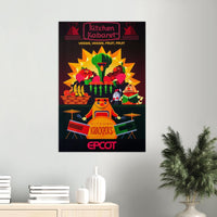 Disney Epcot Center Attraction Poster - Kitchen Kabaret - Disney World D23