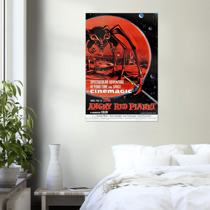 The Angry Red Planet  - Vintage Horror Movie Poster