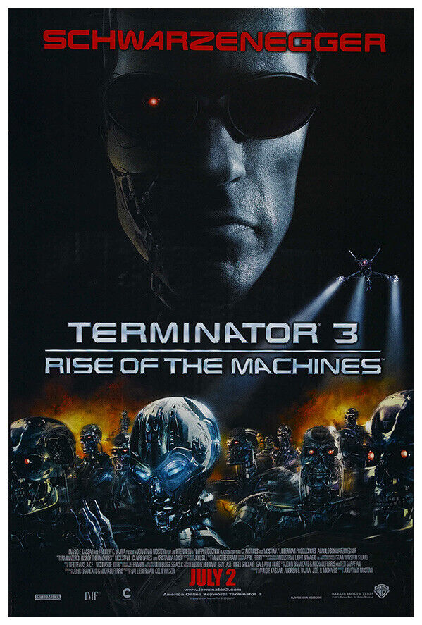 Terminator 3 - Rise of the Machines - Movie Poster - Arnold Schwarzenegger