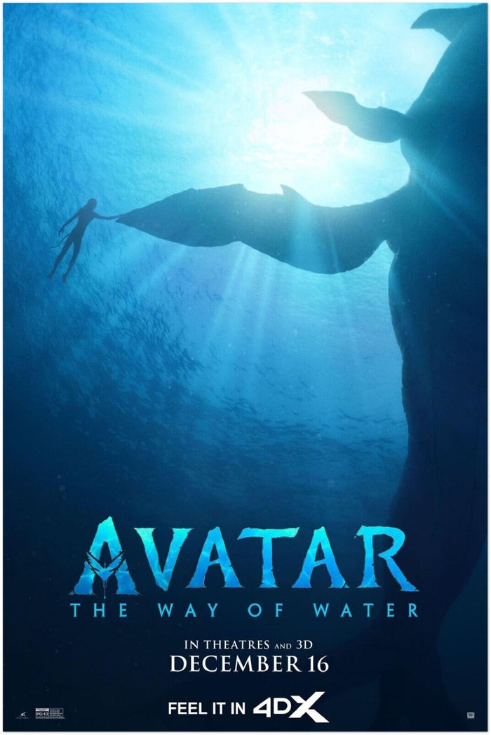 Avatar 2 - The Way of Water Movie Poster 2022 - Teaser #1 - James Cameron