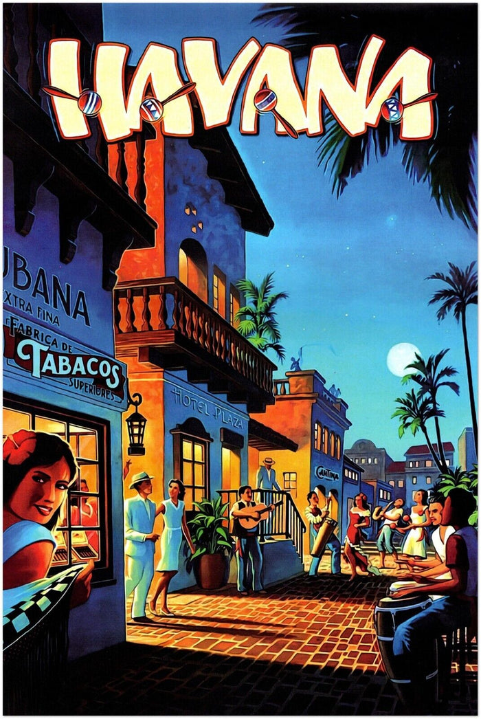 Havana - Cuba Vintage Travel Poster