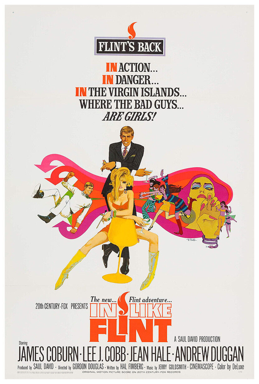 In Like Flint - James Coburn - Movie Poster - 1967 - US Release