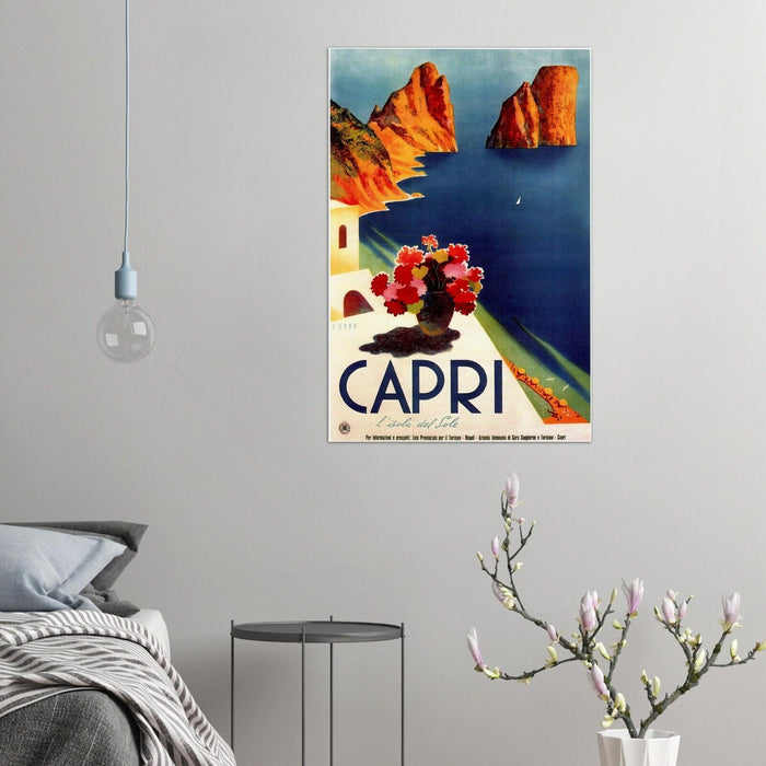 Capri - Italy - Vintage Travel Poster