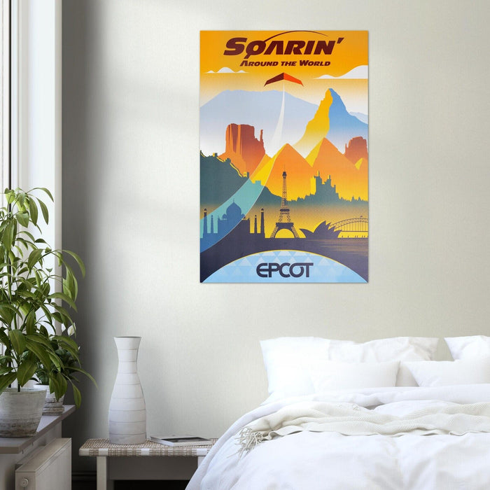 Disney Epcot Center Attraction Poster - Soarin - Disney World D23