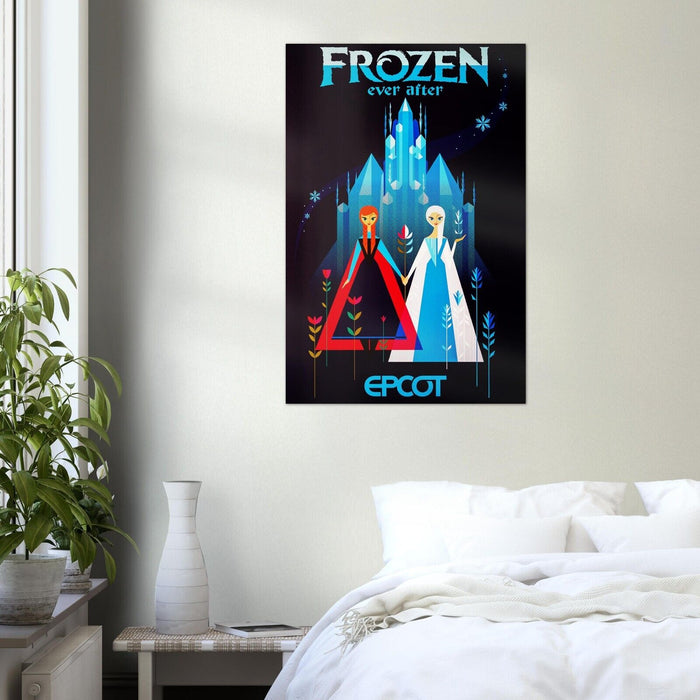 Disney Epcot Center Attraction Poster - Frozen Ever After - Disney World D23