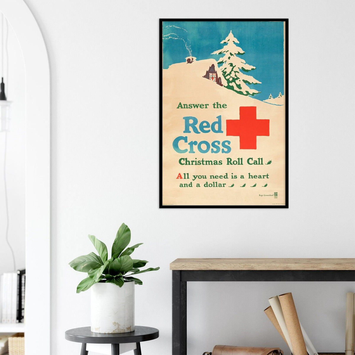 Red Cross - Christmas Roll Call - Government Poster