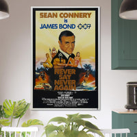 Never Say Never Again - James Bond 007 Movie Poster - Sean Connery - Version #2