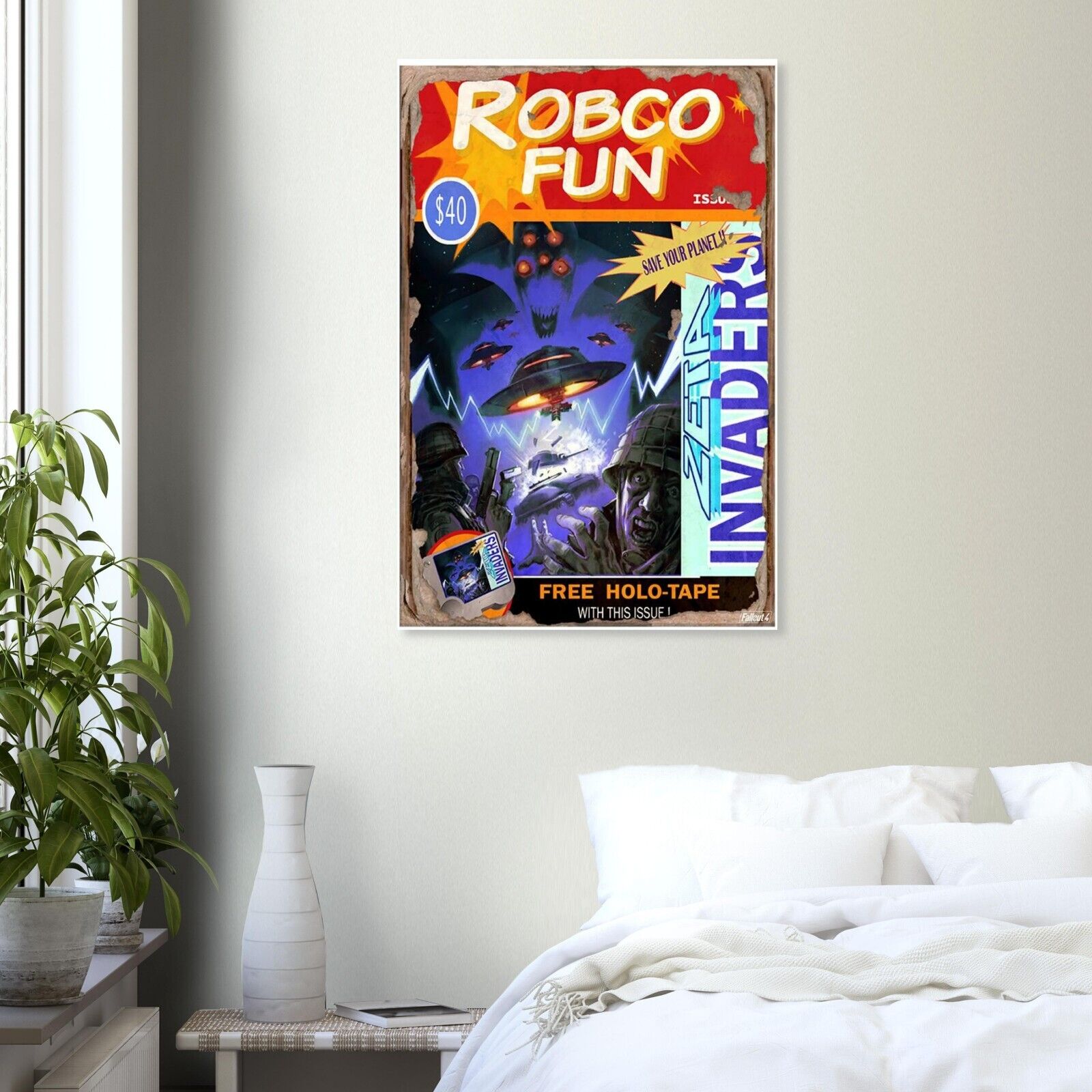 Robco Fun - Zeta Invaders - Fallout 4 Poster – Lost Island Trading