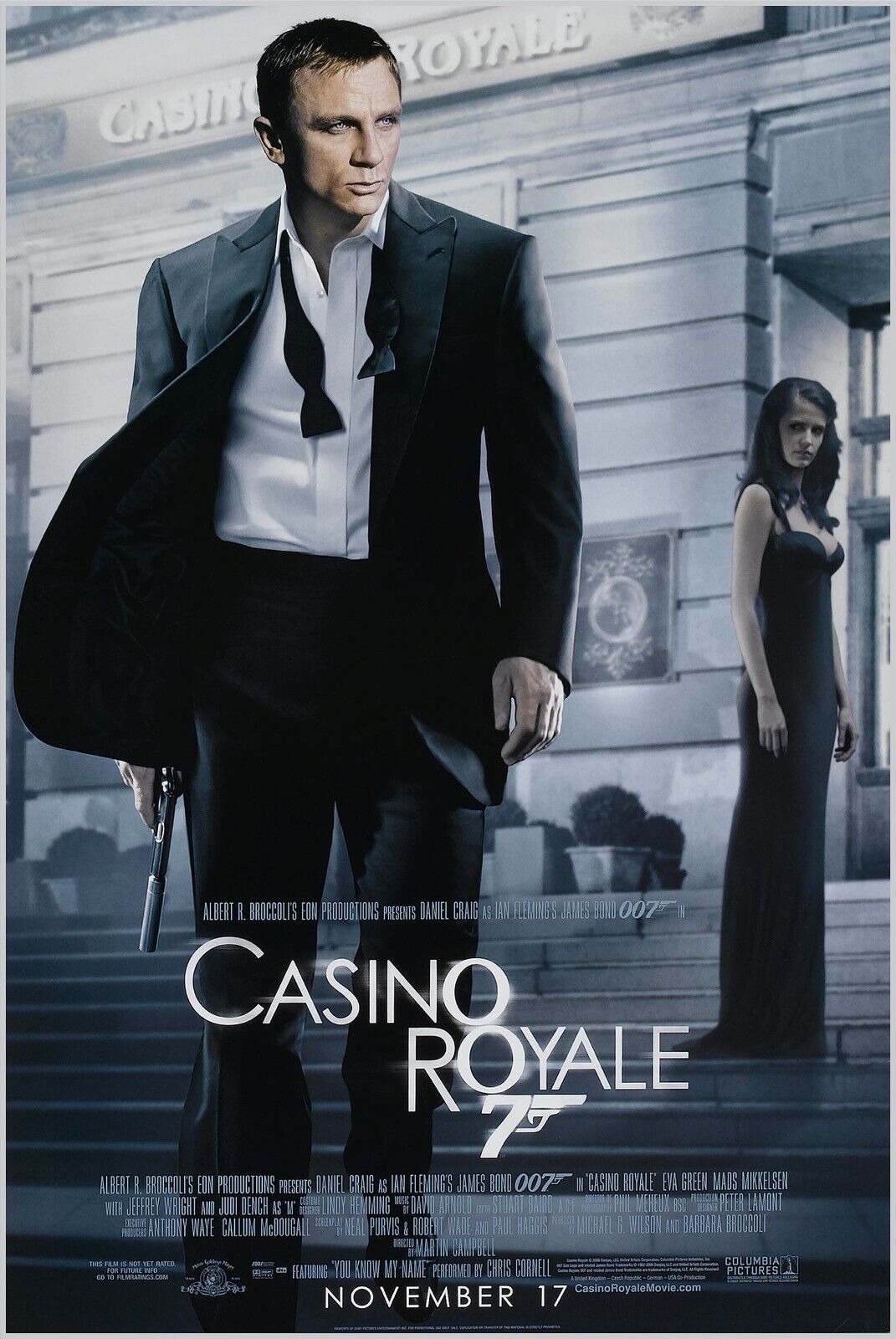 Casino Royale - James Bond 007 Movie Poster - Daniel Craig - US Teaser #3