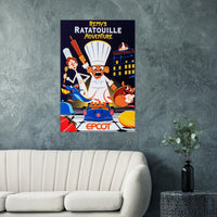 Disney Epcot Center Attraction Poster - Remy's Ratatouille Adventure
