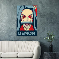 Demon Slayer Nezuko Kamado Anime Poster Wall Manga Print
