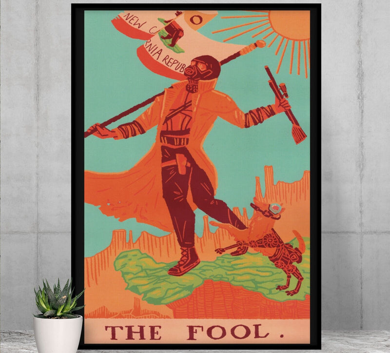 Fallout Poster The Fool Wasteland Video Game Poster Gaming Fallout