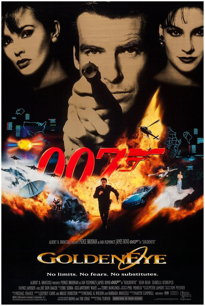 Goldeneye - James Bond 007 Movie Poster - Pierce Brosnan - US Version