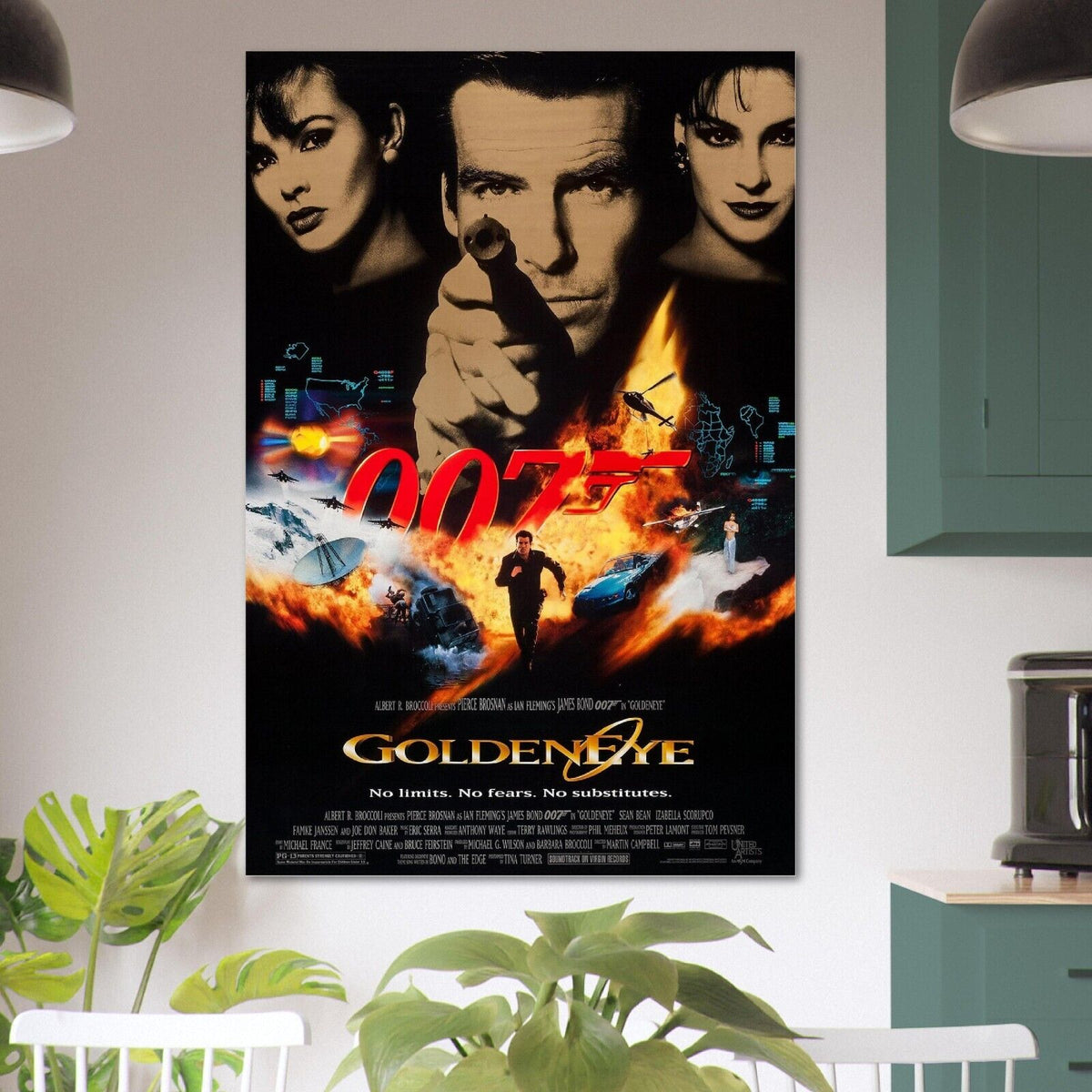 Goldeneye - James Bond 007 Movie Poster - Pierce Brosnan - US Version