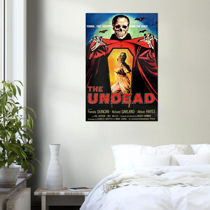 The Undead  - Vintage Horror Movie Poster