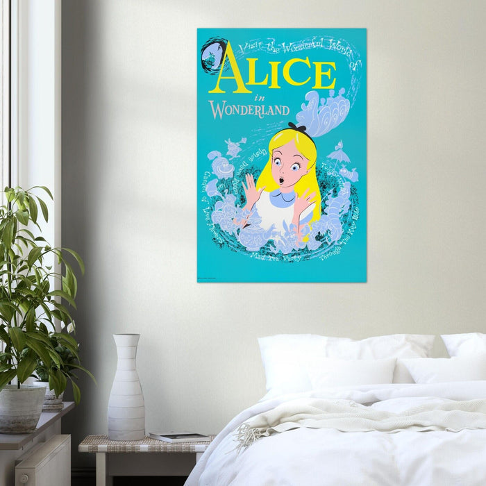 Alice in Wonderland - Disneyland Attraction Poster  - Walt Disney World Vintage