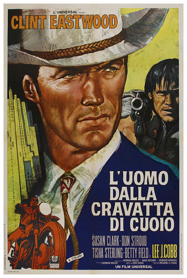 Coogan's Bluff - Clint Eastwood - Movie Poster - Italian Version