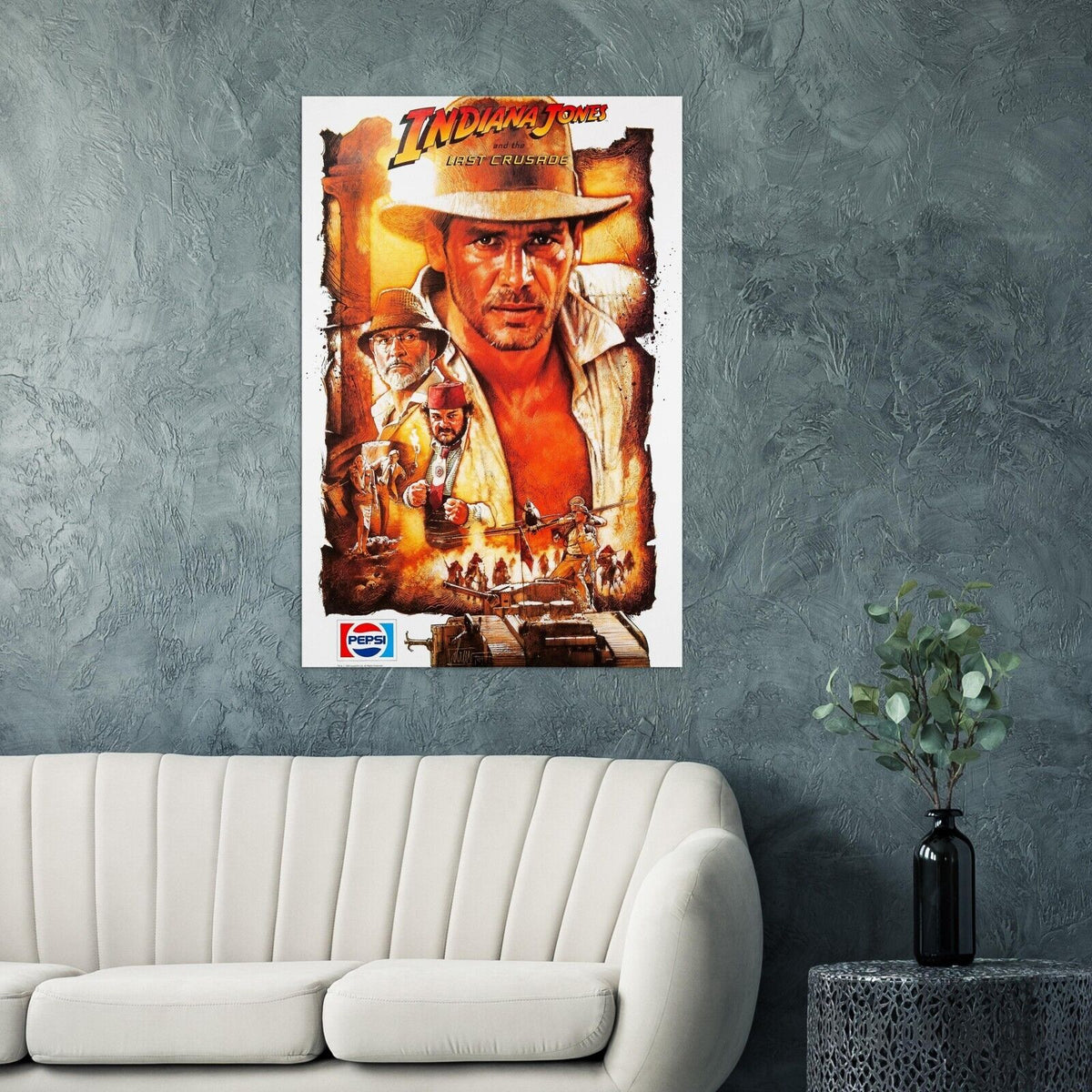 Indiana Jones and the Last Crusade - Movie Poster - Pepsi Advertisement