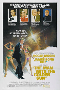 The Man with the Golden Gun - James Bond 007 Movie Poster - US Version