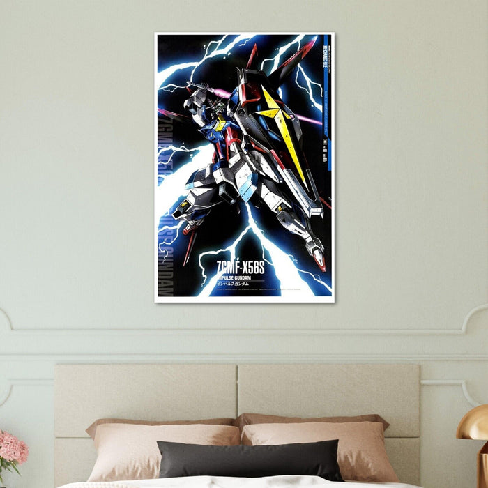 Impulse Gundam - 7GMF - X56S - Gundam Mechanical Poster - Japanese Anime Poster