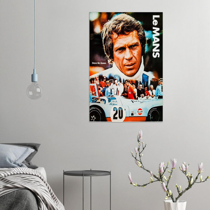 Steve McQueen - Movie Poster - The Man and Le Mans - US Version #3