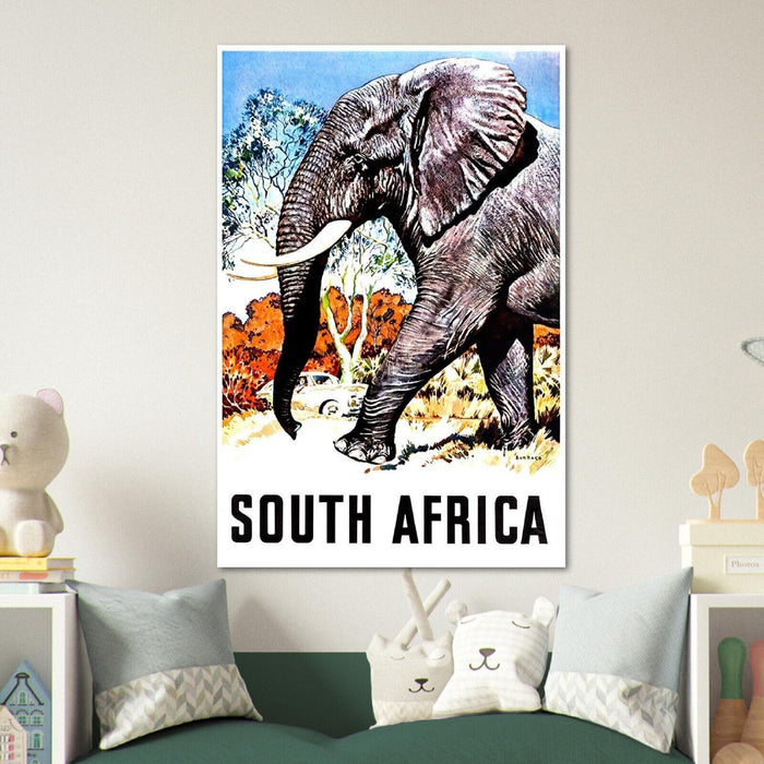 South Africa - Vintage Travel Poster