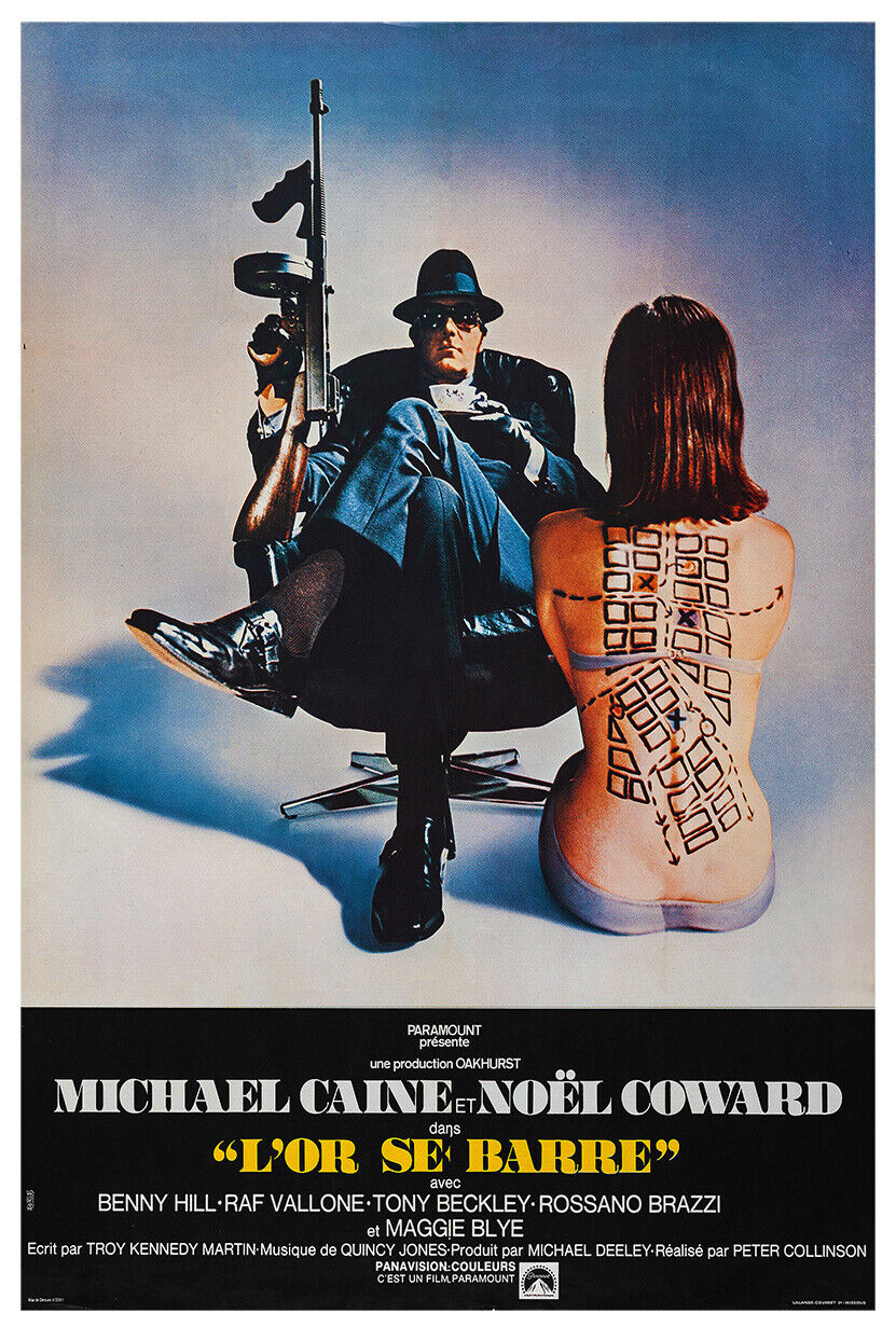 The Italian Job - Michael Caine - Movie Poster - 1969 - Italian Release