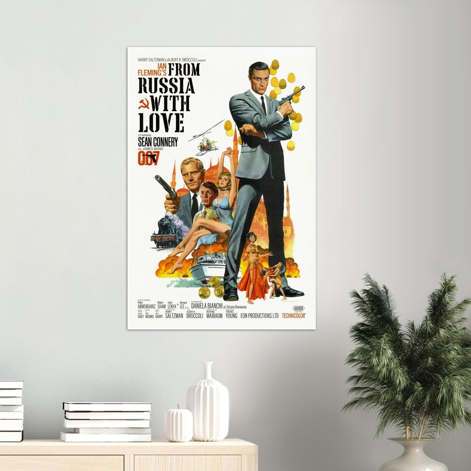 From Russia with Love - James Bond 007 Movie Poster - Sean Connery