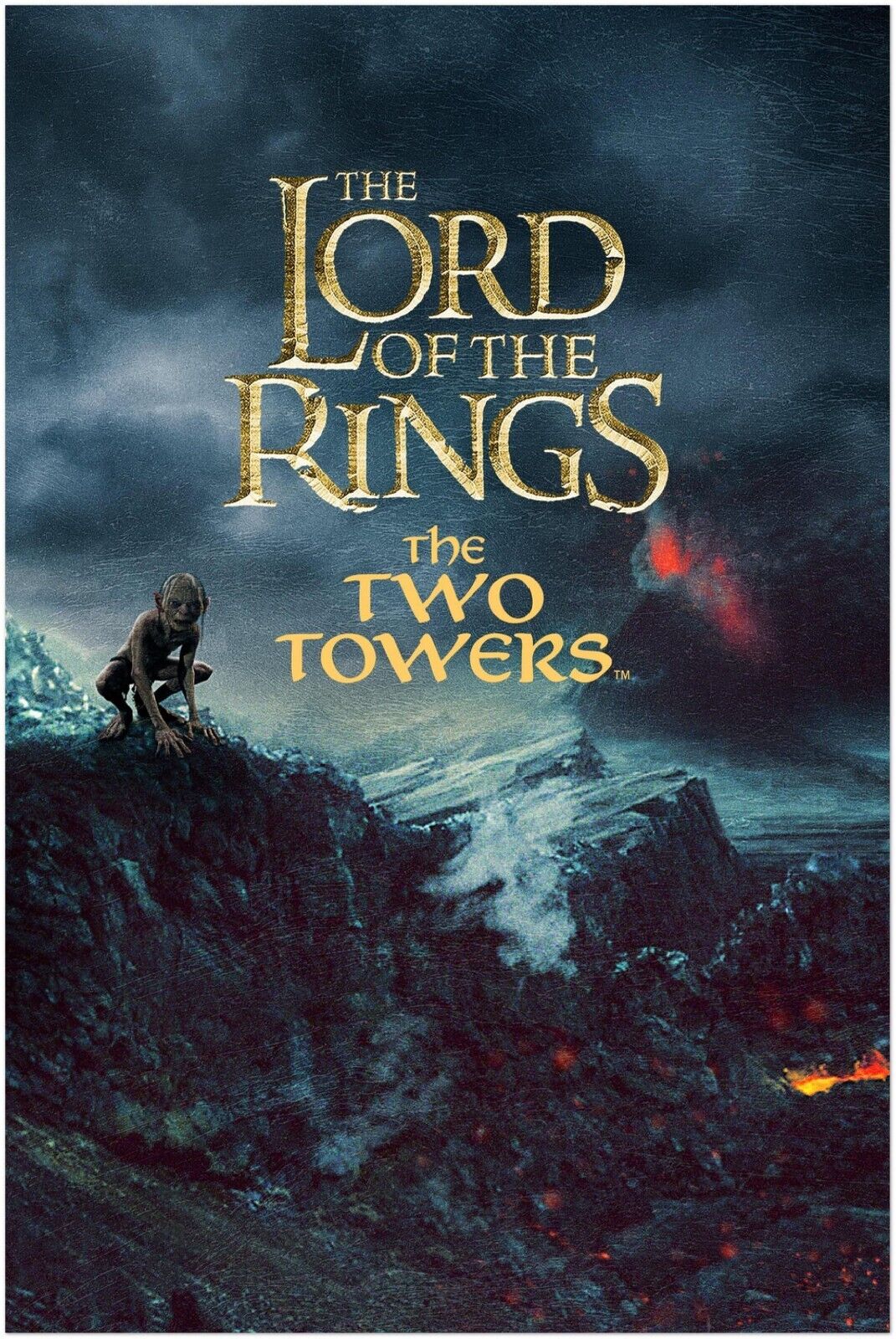 The Two Towers - Lord of the Rings Movie Poster - Alternate #1