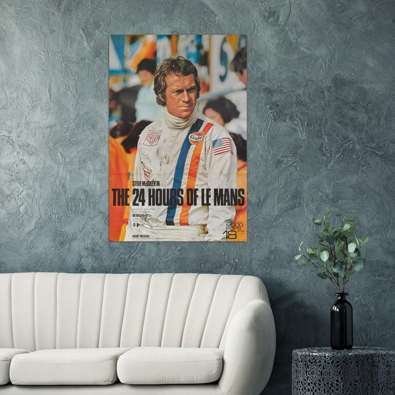 Steve McQueen - Movie Poster - The Man and Le Mans - US Version #1