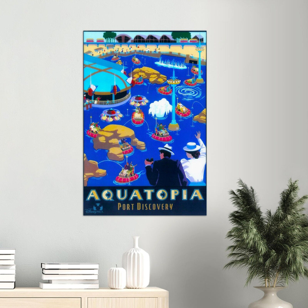 DisneySea Attraction Poster - Aquatopia, Tokyo Disneyland