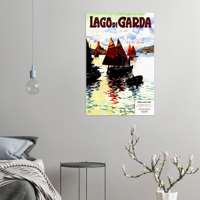 Lago Di Garda - Vintage Travel Poster