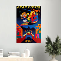 Disney Epcot Center Attraction Poster - Gran Fiesta Tour - Disney World D23