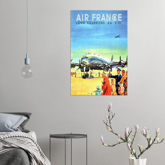 Air France - Airline Vintage Travel Poster, Retro Posters #2