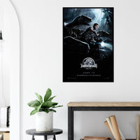 Jurassic World - Chris Pratt - 2015 - Movie Poster - US Release - Teaser #1