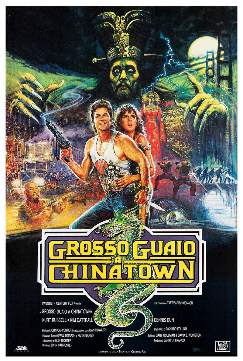 Big Trouble in Little China - Movie Poster - 1986 - Italian Version