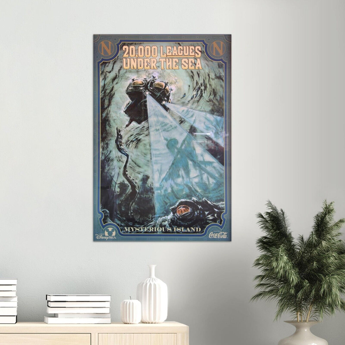 DisneySea Attraction Poster - 20,000 Leagues Under the Sea, Tokyo Disneyland