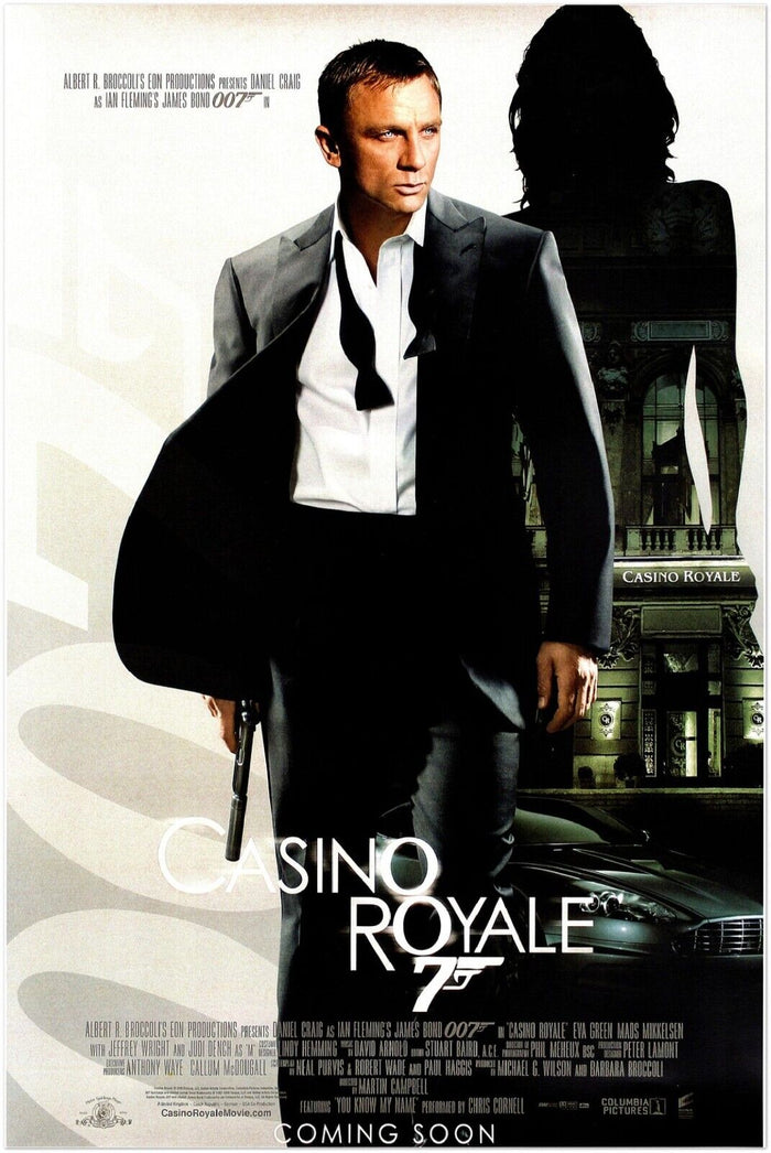 Casino Royale - James Bond 007 Movie Poster - Daniel Craig - Teaser #1