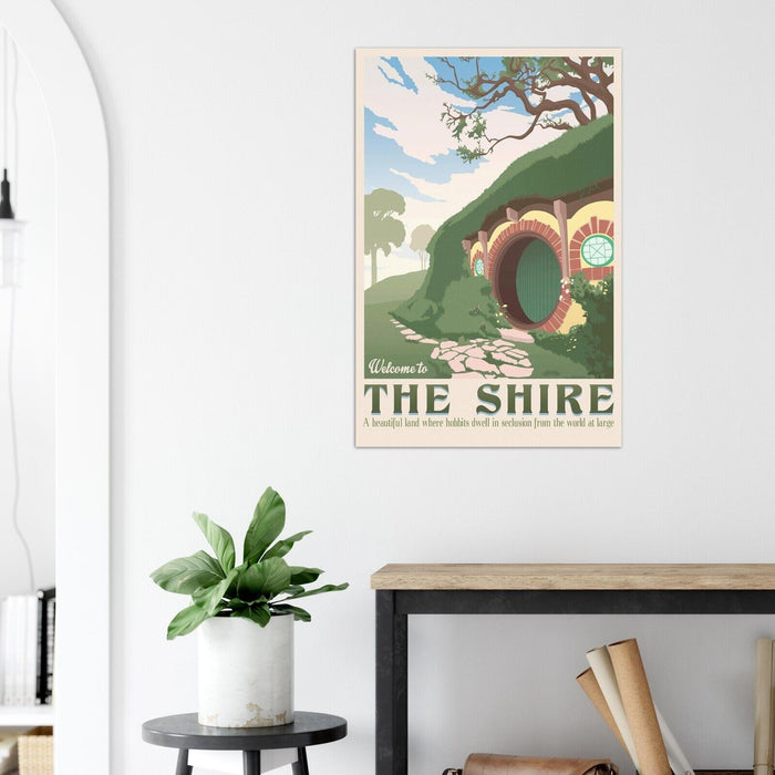 Welcome to the Shire - Lord of the Rings - Travel Poster