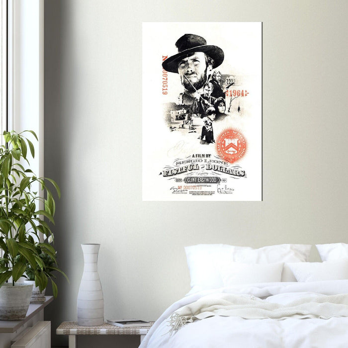 Clint Eastwood Poster - Fistful of Dollars Movie Print - US Version #2