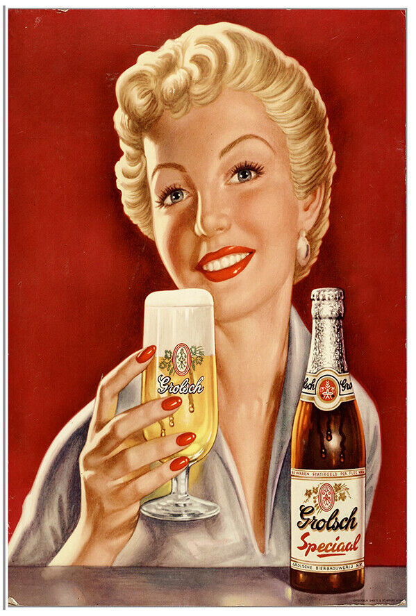 Grolsch Special Beer - Vintage Advertising Poster - Beer and Wine Print