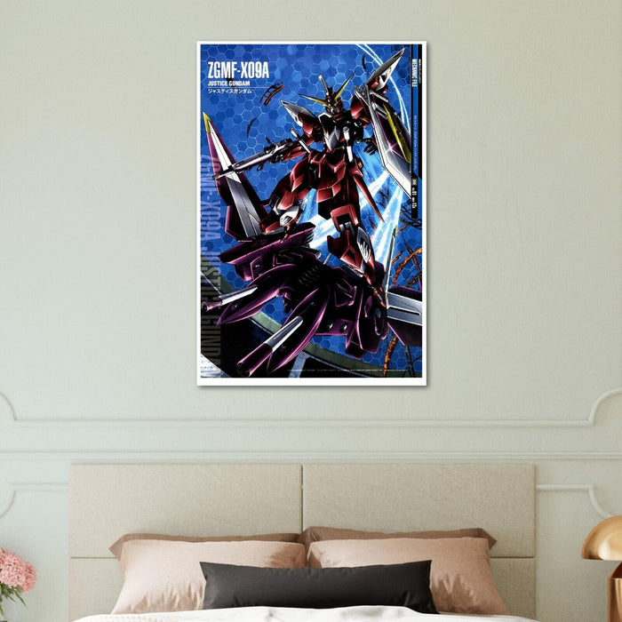 Justice Gundam - Gundam Mechanical Poster - Japanese Anime Poster