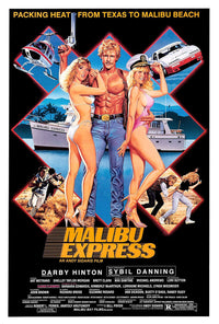 Malibu Express - Sybil Danning - Movie Poster - 1985 - US Version