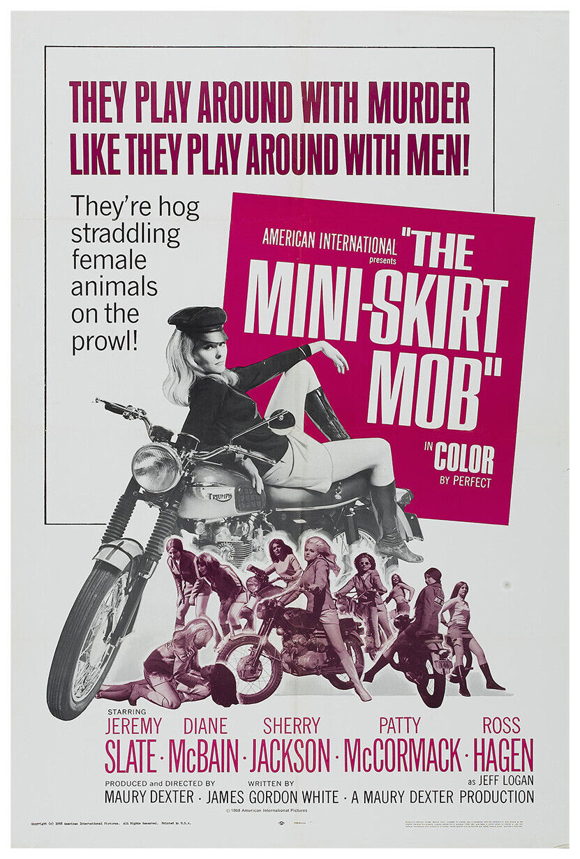 The Mini-Skirt Mob - Movie Poster - 1968 - US Version