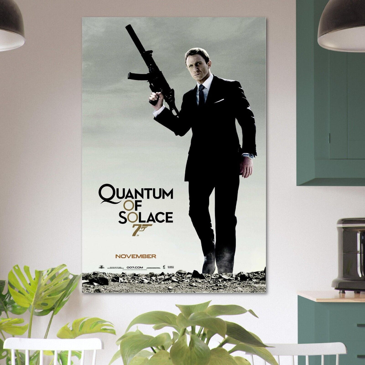 Quantum of Solace - James Bond 007 Movie Poster - Daniel Craig - US Teaser